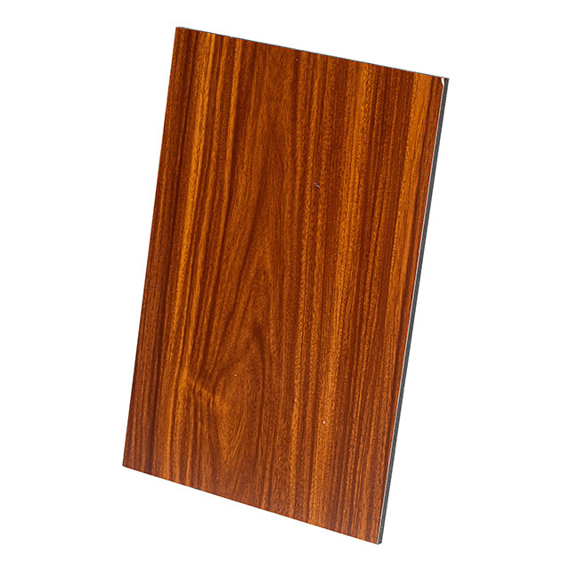 Wood Finish Wooden Grain Cladding Aluminum Composite Panel