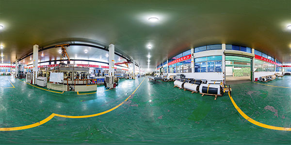 Precision Coating Line at Zhejiang Geely Decorating Materials, showcasing advanced coating technology for aluminum panels