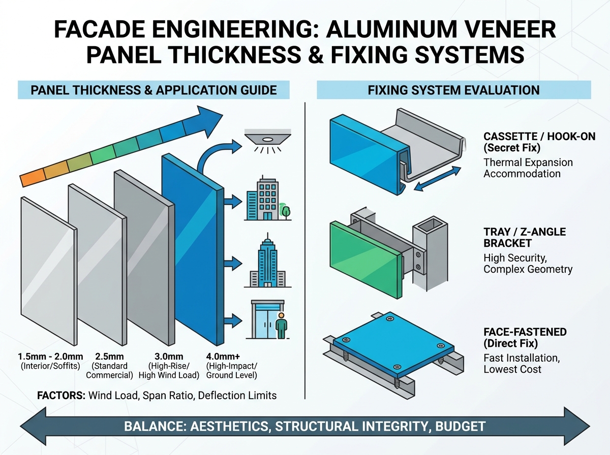 Aluminum Veneer Panel Thickness